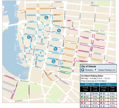 Parking in Downtown Victoria - DVBA