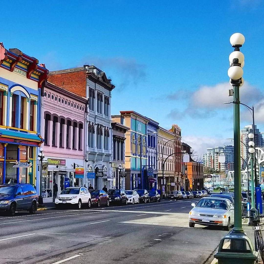 Lower Johnson Street Downtown Victoria BC