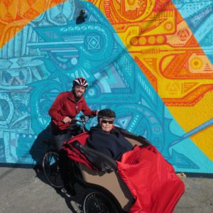 Trishaw bike rental accessible downtown Victoria